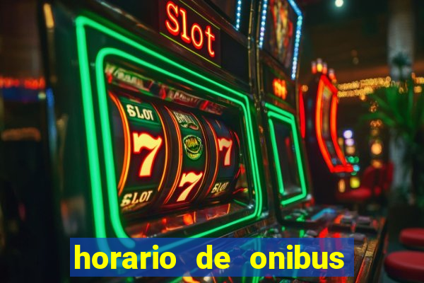 horario de onibus santos dumont x juiz de fora